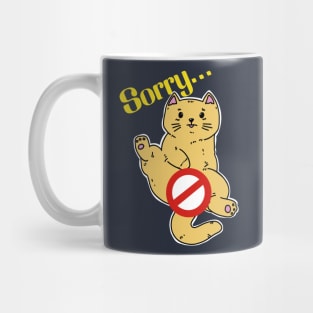 Cencored Cute Cat Mug